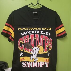 Peanuts Black Snoopy Jersey